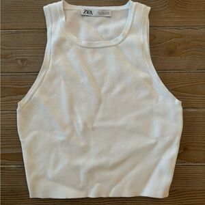 White Zara top, Medium